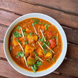 Kadai Paneer (With Rice)